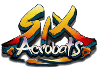 six acrobats slot logo