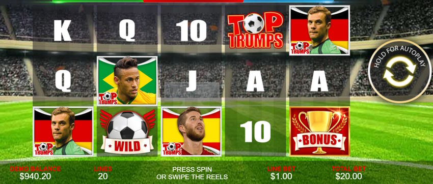 top trumps football stars screenshot