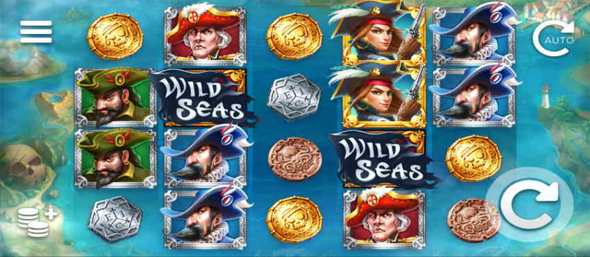 Wild seas slot screenshot